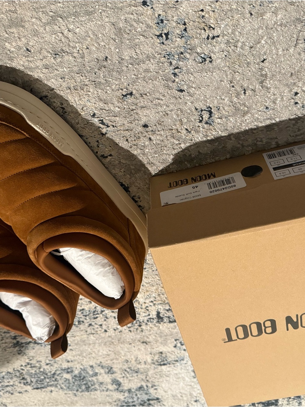 Moon Boot park Soft Suede Shoe size 45